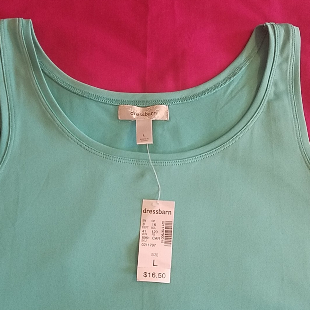 Dressbarn poly/spandex tank Size L